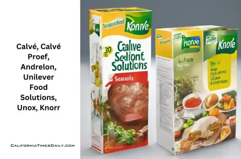 Calvé, Calvé Proef, Andrelon, Unilever Food Solutions, Unox, Knorr