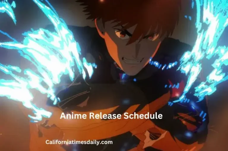 Anime Release Schedule